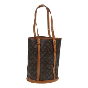 LOUIS VUITTON Monogram Bucket GM Shoulder Bag